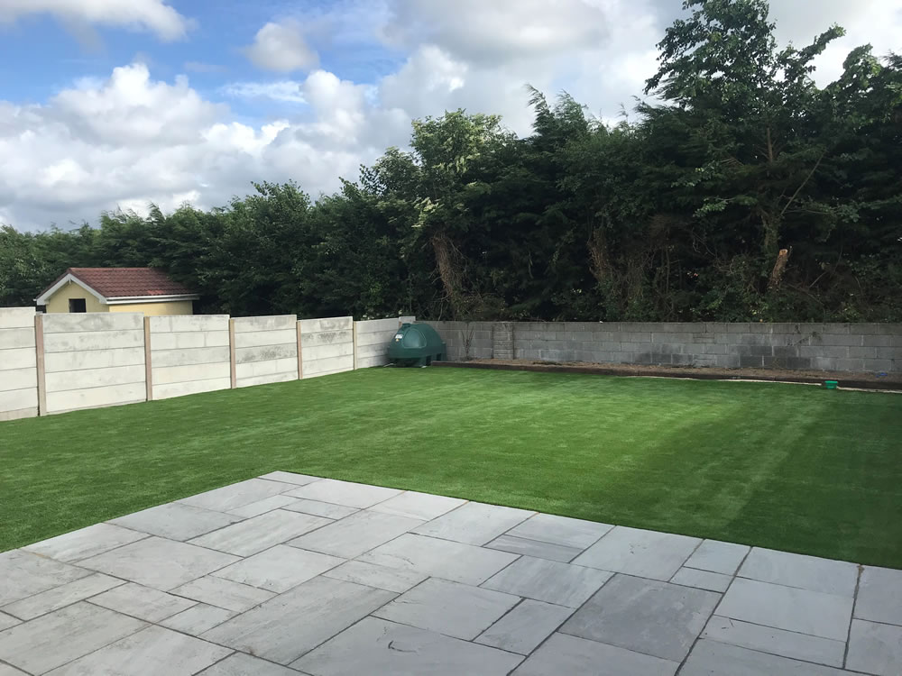 35mm artificial grass garden with PST Lawns EVERgreen