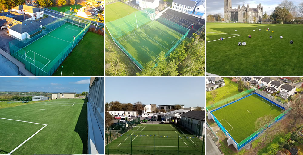 Artificial grass pitches for schools - multi-sport pitches for schools - PST Lawns