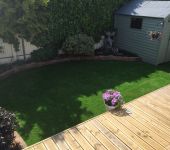 Artificial grass for gardens by PST Lawns