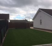 PST Lawns artificial grass garden in Maghera