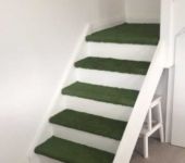 artificial grass staircase