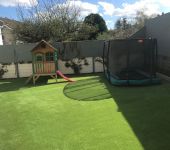 Artificial grass garden in Sandymount