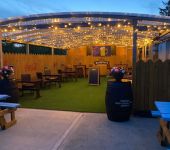 25mm artificial grass pub area